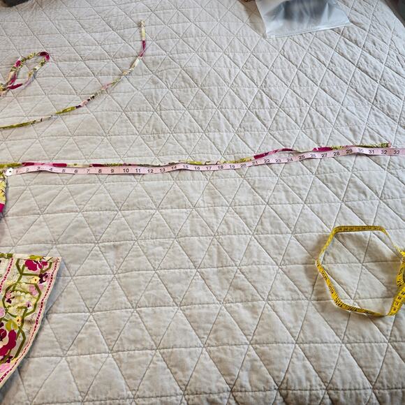 Vera Bradley Apron Women's O/S Pink Green Make Me Blush Floral Cottagecore - Picture 14 of 15